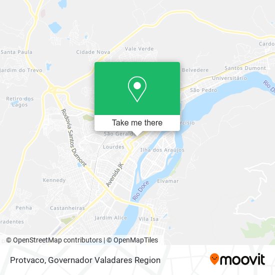 Protvaco map