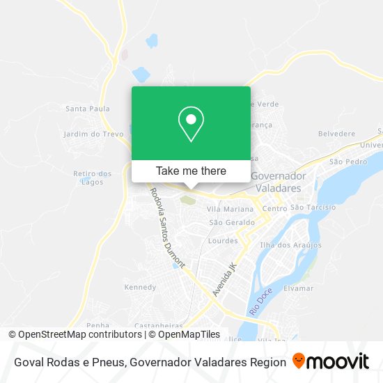 Goval Rodas e Pneus map