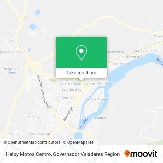 Mapa Heloy Motos Centro