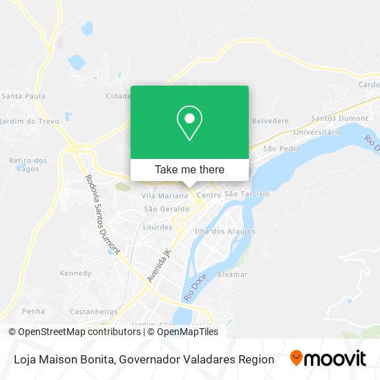 Mapa Loja Maison Bonita