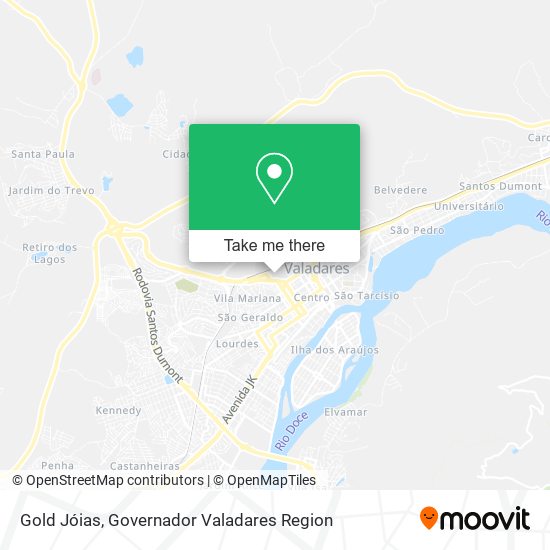 Gold Jóias map