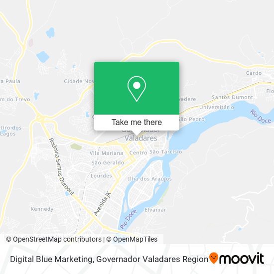 Mapa Digital Blue Marketing