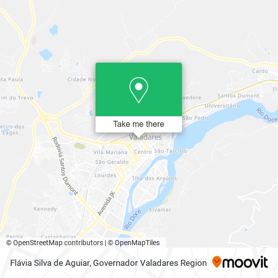 Flávia Silva de Aguiar map
