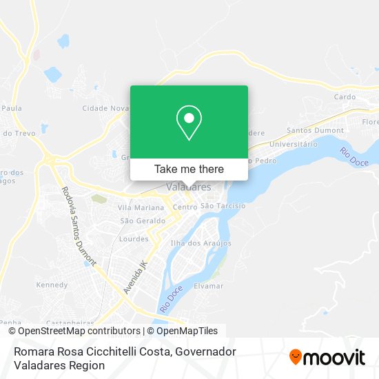 Romara Rosa Cicchitelli Costa map