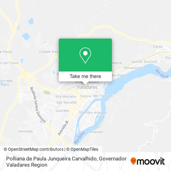 Polliana de Paula Junqueira Carvalhido map