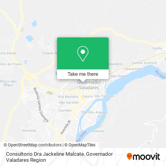 Consultorio Dra Jackeline Malcate map