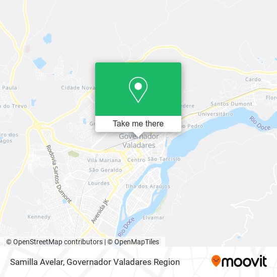 Mapa Samilla Avelar