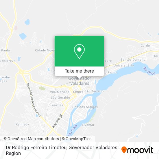 Mapa Dr Rodrigo Ferreira Timoteu