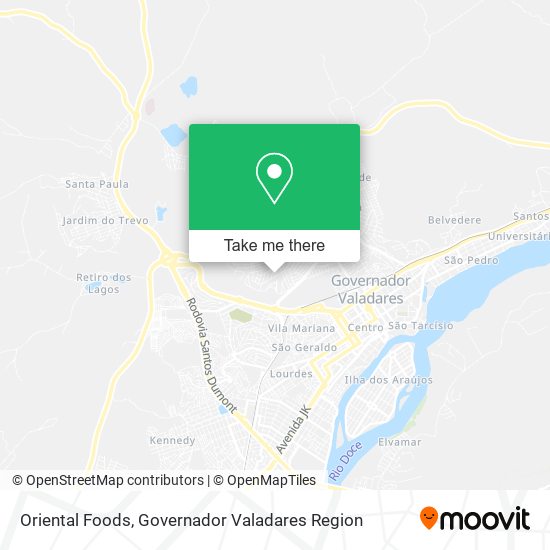 Oriental Foods map