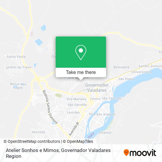 Atelier Sonhos e Mimos map