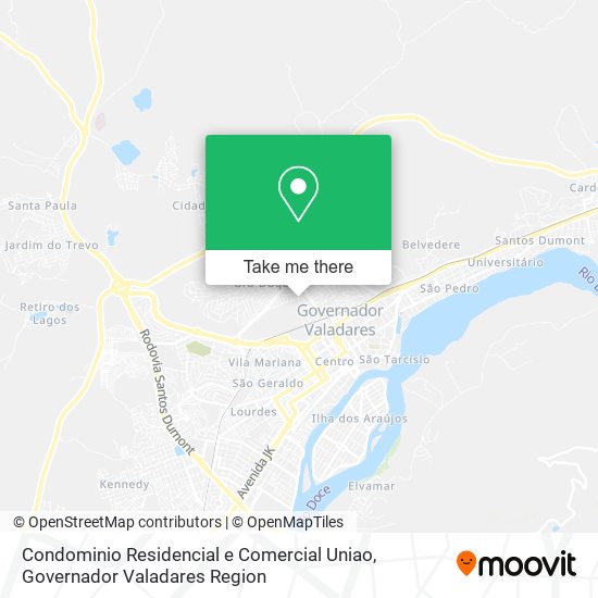 Condominio Residencial e Comercial Uniao map