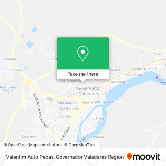 Valentim Auto Pecas map