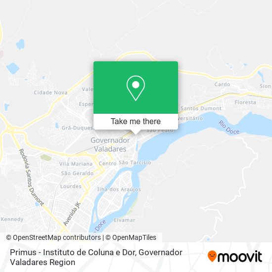 Mapa Primus - Instituto de Coluna e Dor