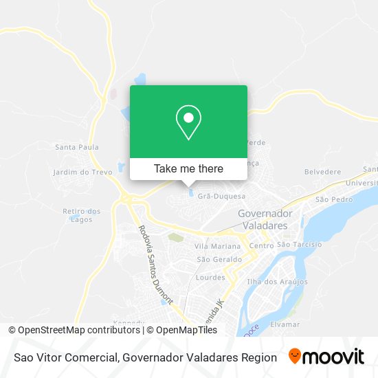 Sao Vitor Comercial map