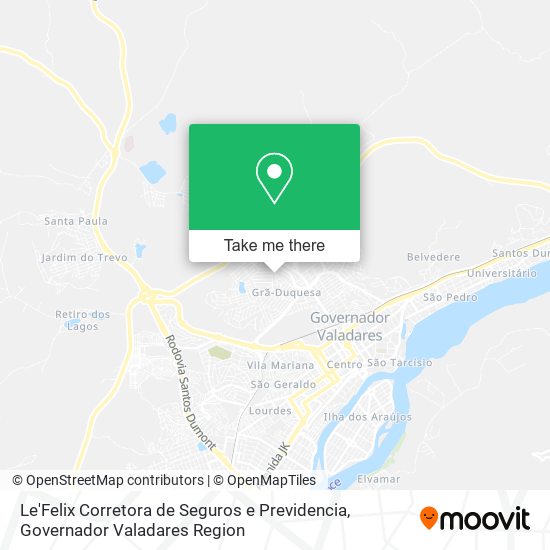 Le'Felix Corretora de Seguros e Previdencia map