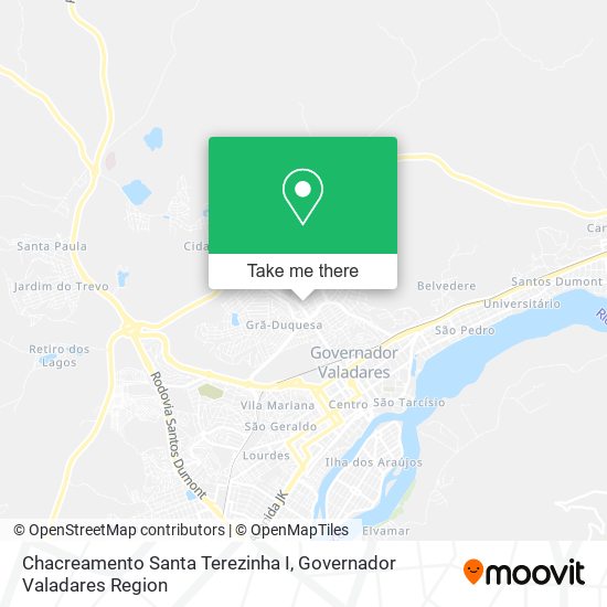 Chacreamento Santa Terezinha I map