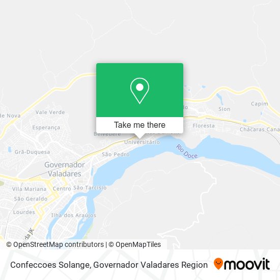 Confeccoes Solange map