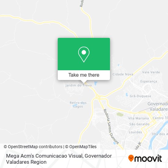 Mega Acm's Comunicacao Visual map