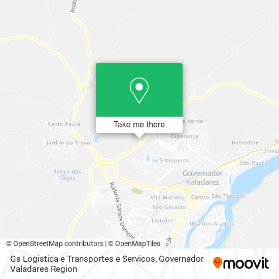 Gs Logistica e Transportes e Servicos map