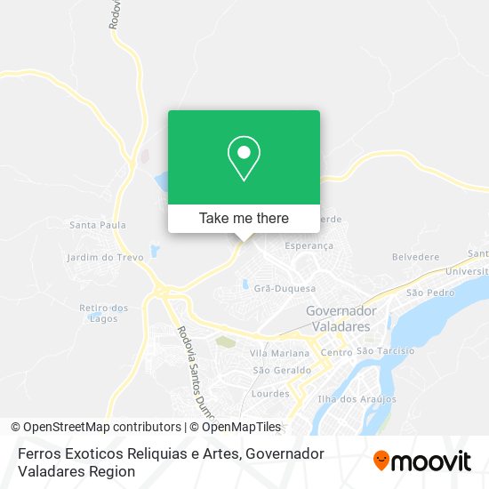Ferros Exoticos Reliquias e Artes map