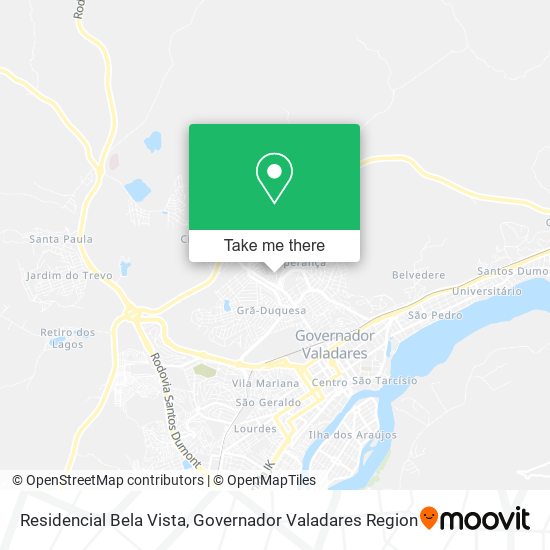 Mapa Residencial Bela Vista