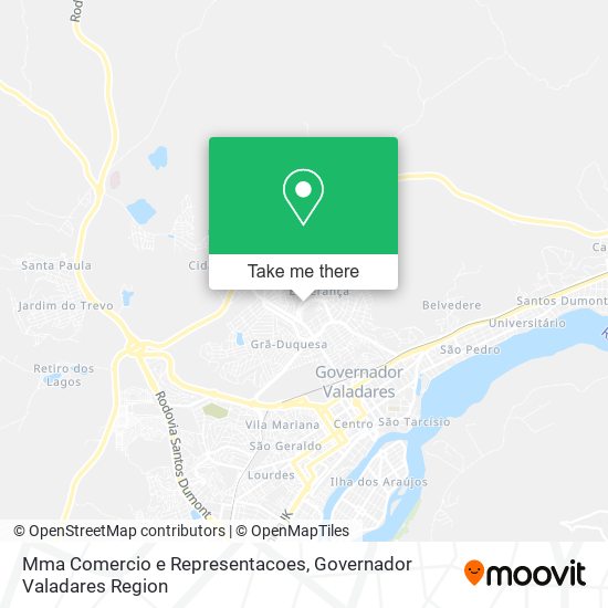 Mma Comercio e Representacoes map