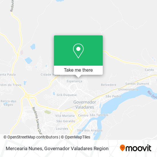 Mapa Mercearia Nunes