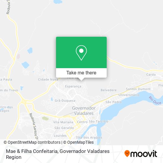 Mae & Filha Confeitaria map
