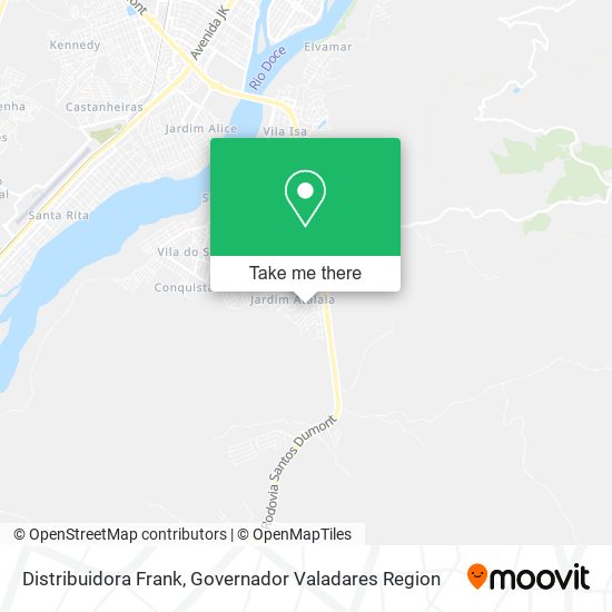 Distribuidora Frank map
