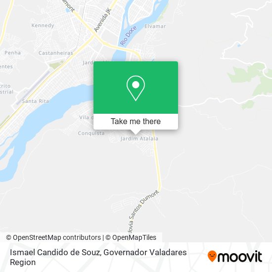 Ismael Candido de Souz map