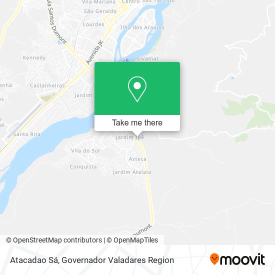 Atacadao Sá map
