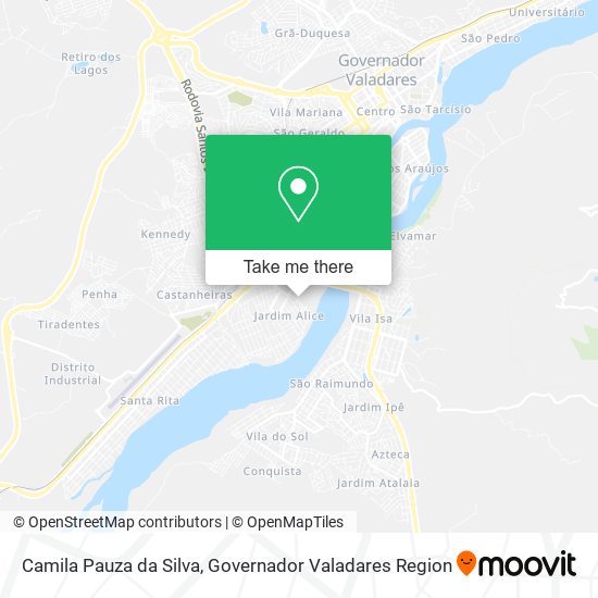 Mapa Camila Pauza da Silva