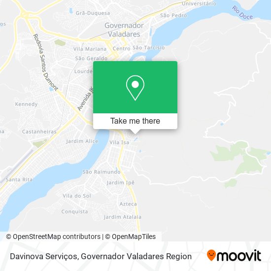 Davinova Serviços map