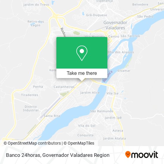 Banco 24horas map