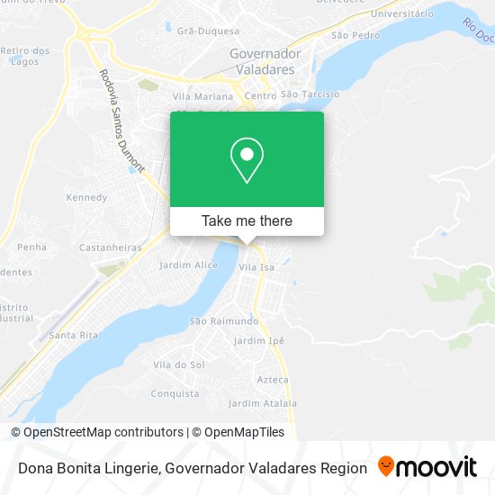 Dona Bonita Lingerie map