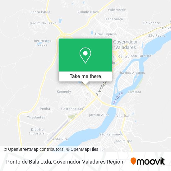 Mapa Ponto de Bala Ltda