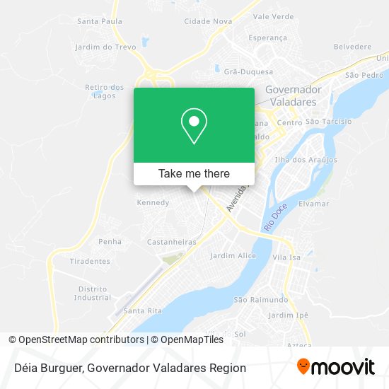 Déia Burguer map