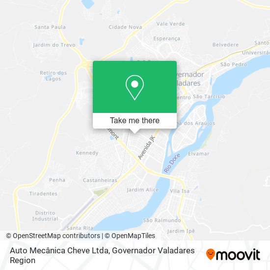 Auto Mecânica Cheve Ltda map