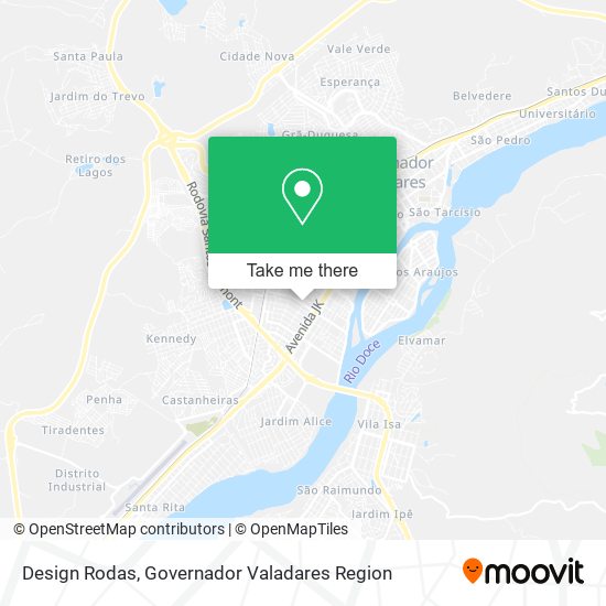 Design Rodas map