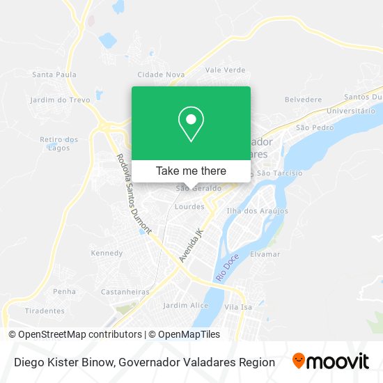 Diego Kister Binow map