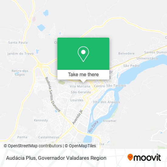 Audácia Plus map