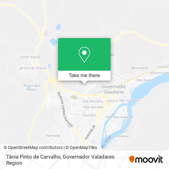 Tânia Pinto de Carvalho map