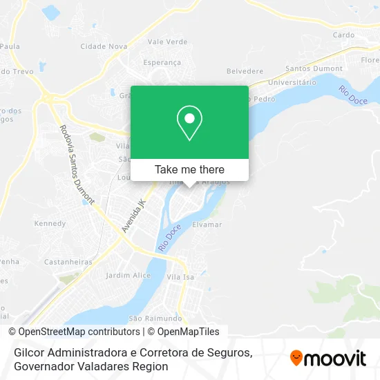 Gilcor Administradora e Corretora de Seguros map