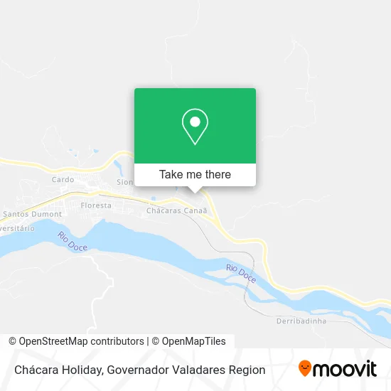 Chácara Holiday map