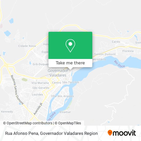 Rua Afonso Pena map