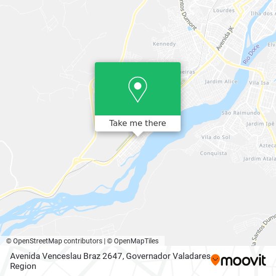 Mapa Avenida Venceslau Braz 2647