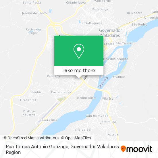 Rua Tomas Antonio Gonzaga map