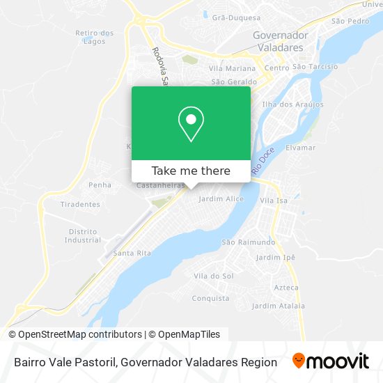 Bairro Vale Pastoril map