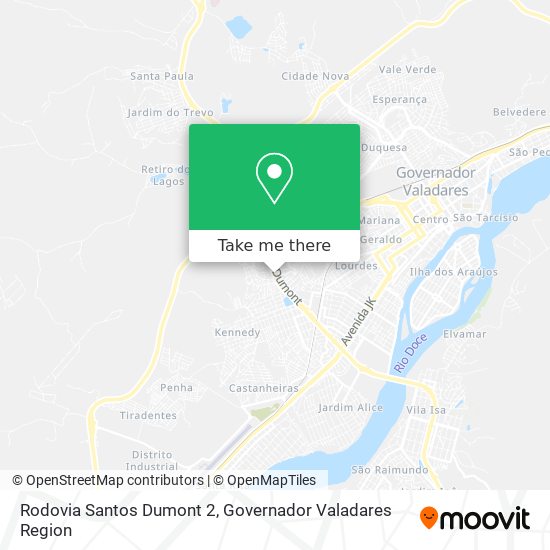 Rodovia Santos Dumont 2 map