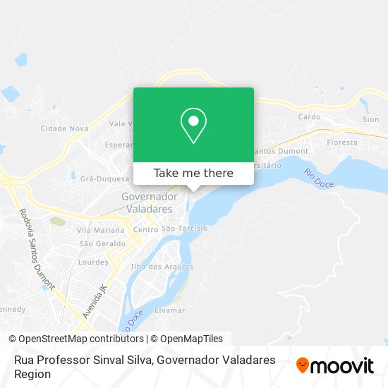 Rua Professor Sinval Silva map